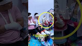 Smart Dog Pretends to Be Sick So Little Girl Can Practice Being a Doctor ❤️🐶 #Shorts
