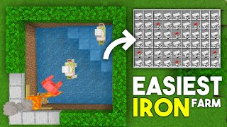 EASIEST 1.20 IRON FARM TUTORIAL in Minecraft Bedrock (MCPE/Xbox/PS4/Nintendo Switch/Windows10)