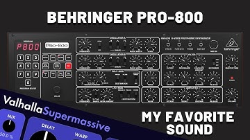 My Favorite Sound with Behringer Pro-800 [Synthesizer Demo] (No Talking)