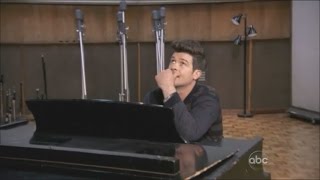 Robin Thicke Choosing Partners for Duets Part 1 (Dante and Olivia) 05 24 2012