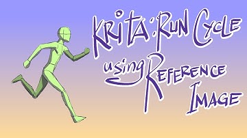 Krita: Run Cycle Using Reference Image