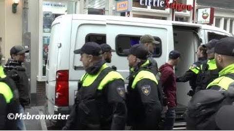 Nederland - Engeland ( 0-1) English Supporters Arrested