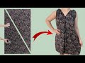 Effortless Cut in 10 Minutes – Sew an Easy Dress for DIY Lovers on a Budget