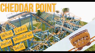 Cheddar Point POV - Zamperla Spinning Coaster - Nolimits 2