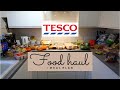 TESCO FOOD HAUL FAMILY OF FOUR | TESCO FOOD HAUL UK | Vlogmas day 5