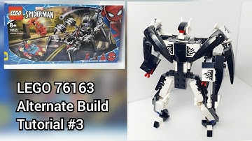 Tutorial#3 LEGO 76163 Venom Crawler alternative build | cheap brick channel