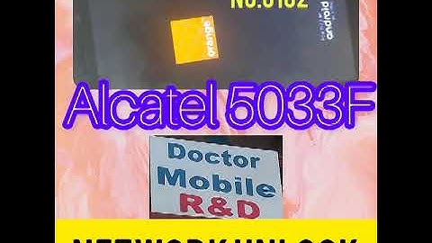 Alcatel 5033F Network Unlock 2023