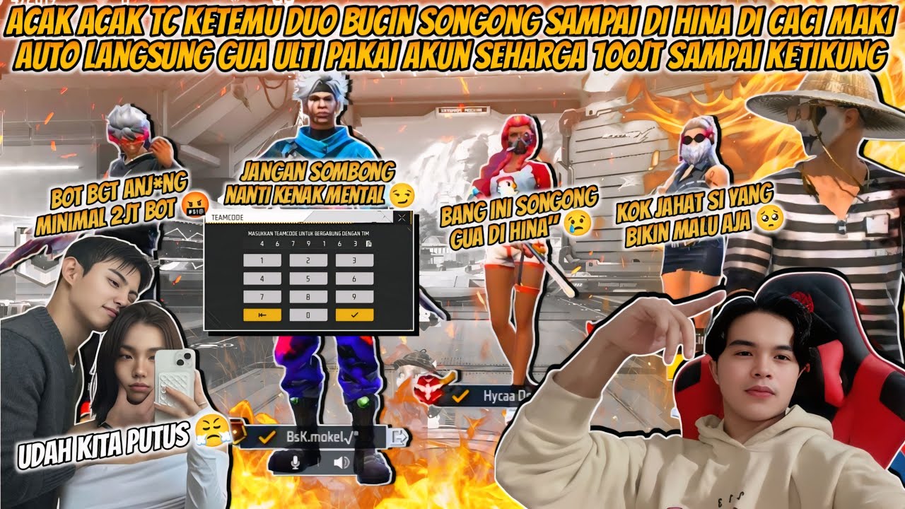 ACAK-ACAK TC KETEMU DUO BUCIN CEWEKNYA BAIK TAPI COWOKNYA TENGIL MALAH NGAJAK ISIAN 1JT AUTO BANTAI!