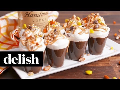 Reese's Cup Pudding Shots | Delish