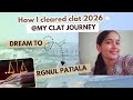 My CLAT 2026 Journey ✨