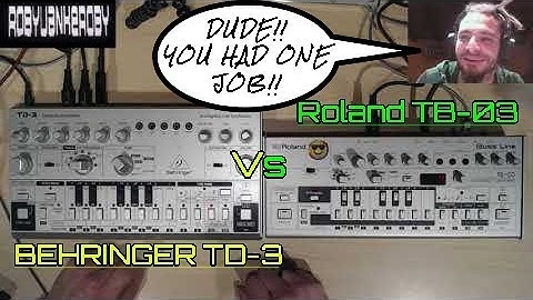 Behringer TD3 vs Roland TB03 - A "Talkative" Comparison