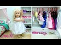 OUR GENERATION DOLL CLOSET TOUR + PROM DRESSES