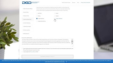 GDPR Privacy Policy Generator Free - Create a Privacy Policy