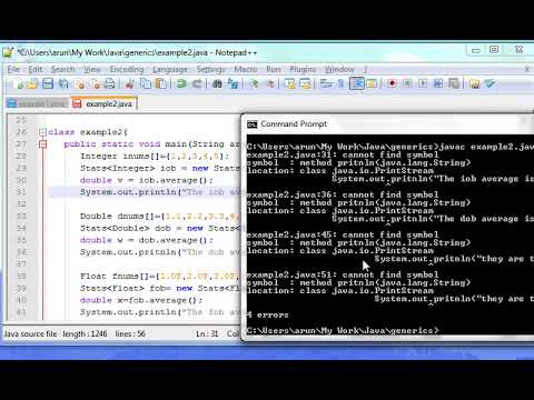 Learn Java in Hindi 41 C   Generic Methods and Wildcard Arguments
