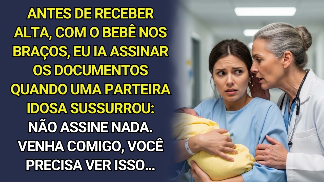 Entre aqui, rápido! A enfermeira me puxou para a sala. O que ela me mostrou me deixou em panico...
