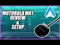 Motorola ma1 adaptateur de voiture automatique android sans fil  configuration et examen complet