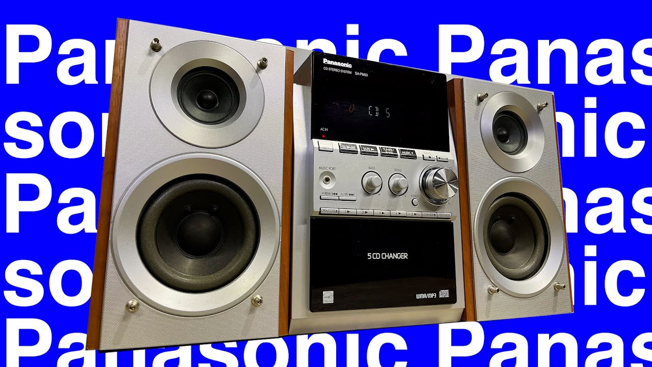Mini Component Panasonic SA-PM53 DEMO #minicomponente #panasonic