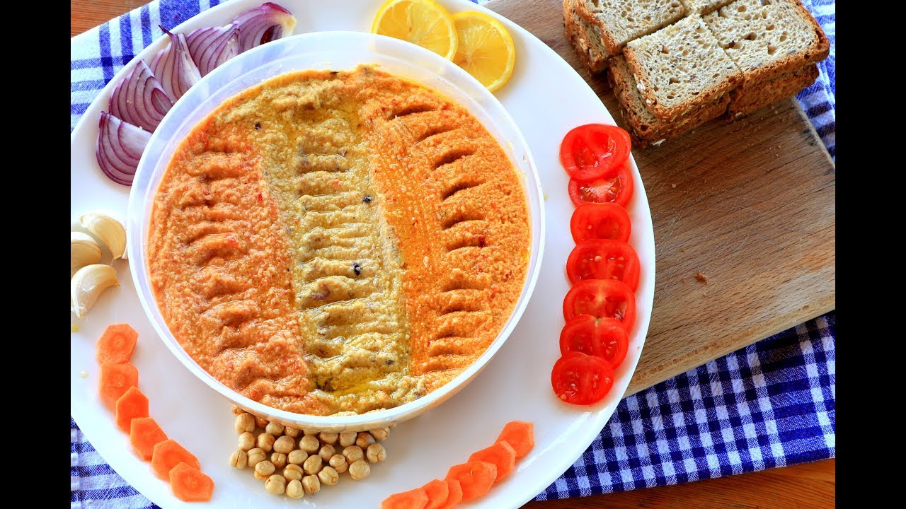 Humus od leblebije  - Tri ukusa - Zdravo i ukusno - Hrono recept - Hummus 3 Ways