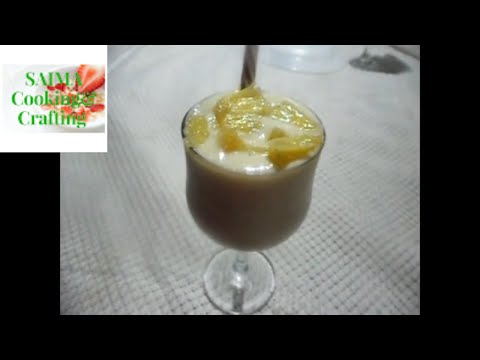 Yummy Tropical Pineapple Cooler Shake| Thick Shake recipe