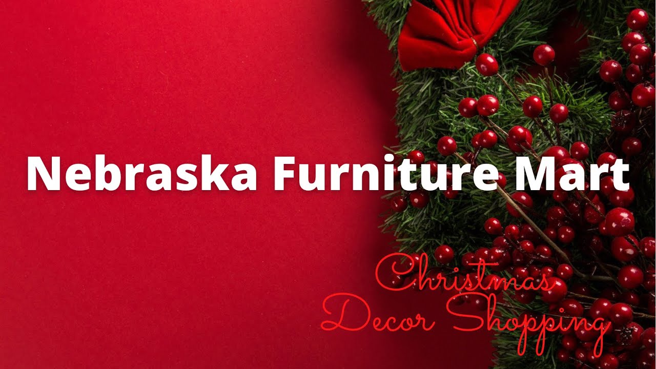 Nebraska Furniture Mart Christmas Shop with me Christmas Decor