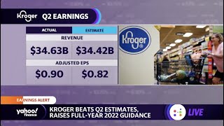 Kroger raises full-year guidance after strong Q2 earnings