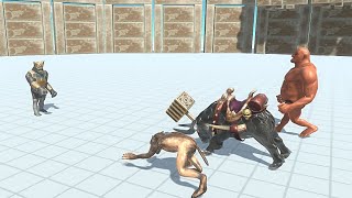 GHOR HAMMER VS 3 WEAKEST UNIT - Animal Revolt Battle Simulator