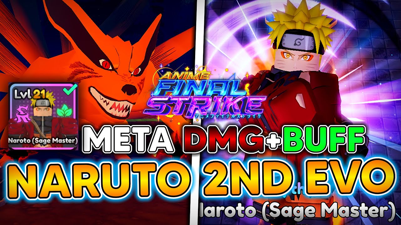 NARUTO 2ND EVOLUTION SHOWCASE NEW META BUFF + DAMAGE UNIT IN ANIME FINAL STRIKE UPDATE 0.5!