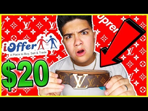 I BOUGHT A $20 LOUIS VUITTON BELT FROM IOFFER AND MY FRIENDS