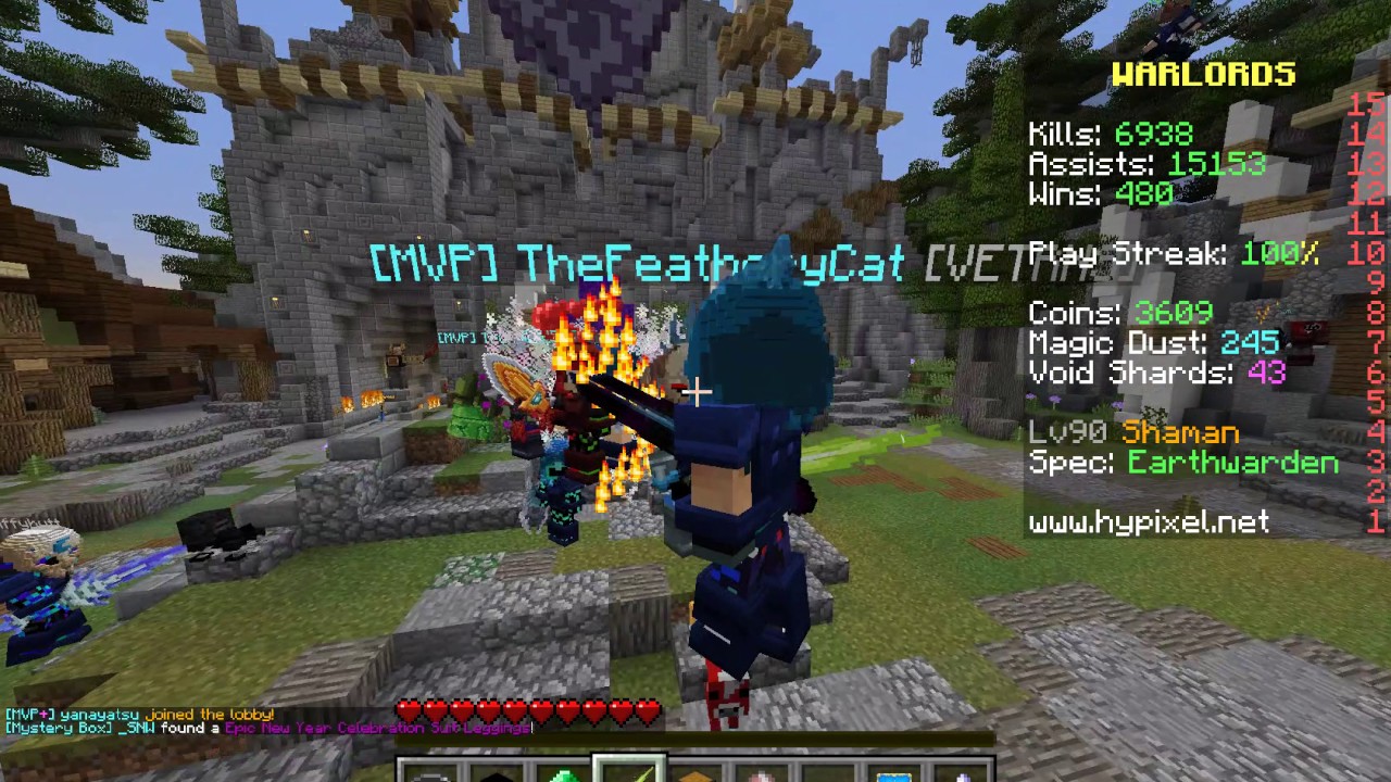 LEVEL 90 WARLORDS HYPIXEL FAIL?!?!?