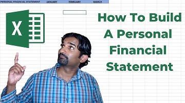 How To Build A Personal Financial Statement