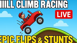 🚗 Hill Climb Racing LIVE | Epic Flips & Stunts - Watch Me Conquer the Hills! 🚀 live screenshot 4