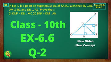 Ex 6.6 Q2 Class10 | Triangles Chapter 6 | Class10 | NCERT | Class10 Ex 6.6 Q2 | Green Board