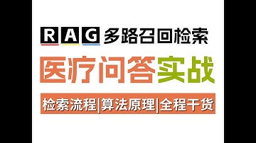 【强推】手把手带你吃透大模型RAG实战-医疗知识问答！从零开始实现多路召回检索，带你了解检索流程和算法原理，全程干货！大模型|知识库|RAG