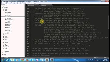codeigniter Tutorial 1-2: config codeigniter framework
