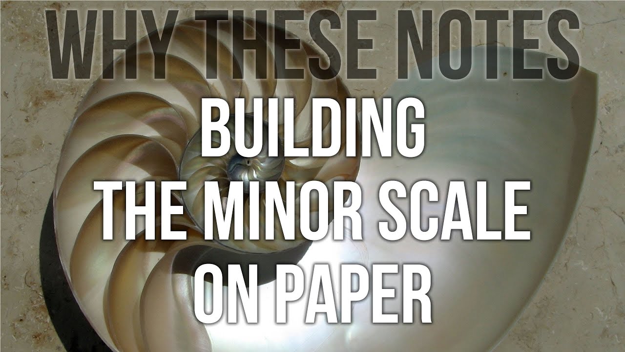 Minor Scale Building Building the Minor Scale on Paper- Why These Notes - YouTube
