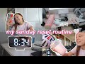 my sunday reset routine! *cleaning, organizing, self-care, and more!