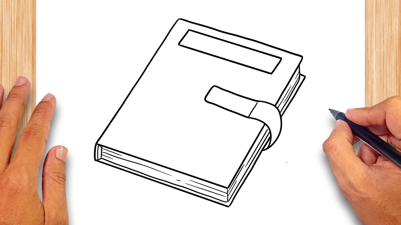 How to draw Notebook - YouTube
