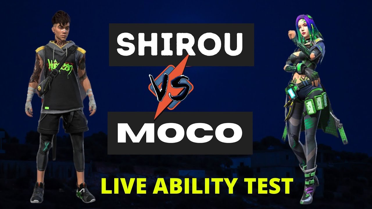 Moco vs Shirou character full comparison in hindi - Garena Free Fire || Kazoo FF