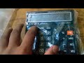 How to switch off the citizen ct555n calculator