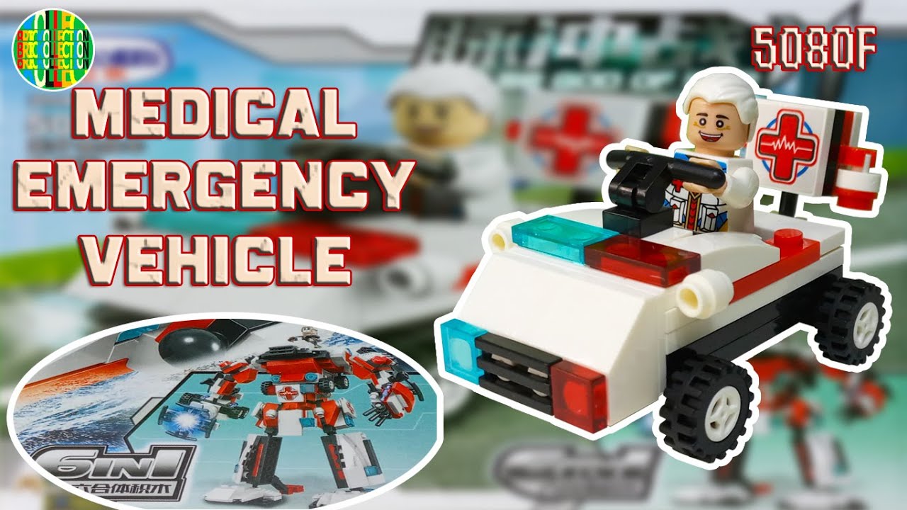 5080F Medical Emergency Vehicle & Minifigure