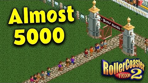 How many Guests can you get in One Year in RCT2?