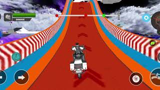 Police Bike Stunt Games: Mega Ramp Stunts Game - Vehicles Driving Android Gameplay
