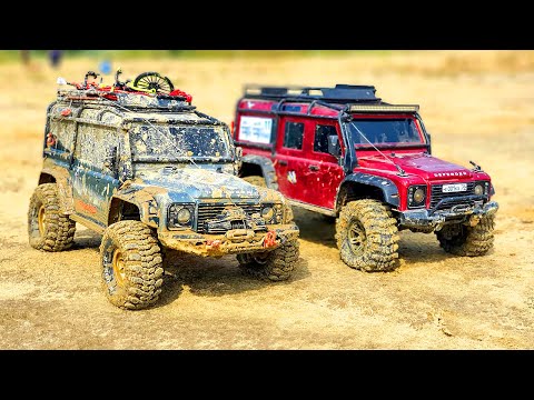 RC car challenge: Land Rover, Jeep, Mercedes on remote control OFF Road adventures Ep. 2