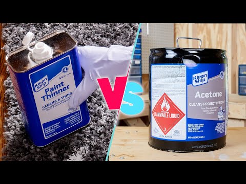 Difference Between Acetone and Mineral Spirits