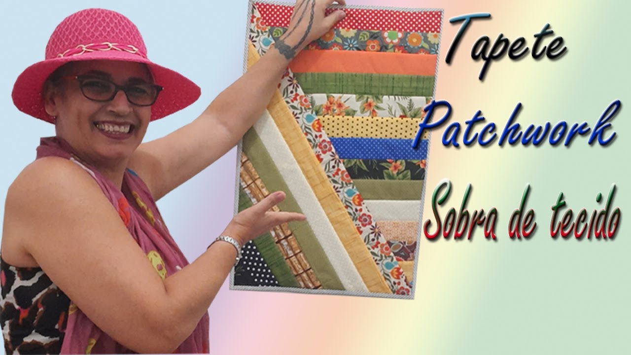 Tapete com sobra de tecido Patchwork
