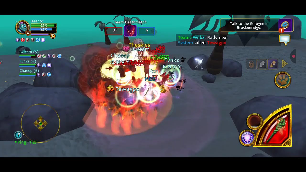 Arcane Legends PvP lvl 4 (4vs4)