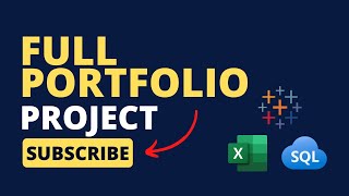 Full Data Analysis Portfolio Exercise (SQL, Excel, Tableau)