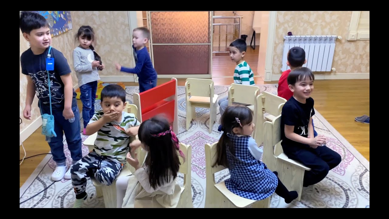 Kids Play Musical Chairs || Musical Chair Game Activity || - YouTube