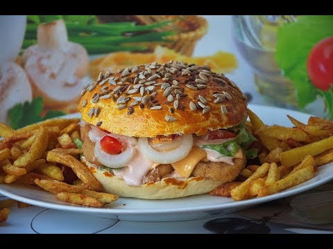 Video: Veliki Burger Sa Mljevenom Piletinom