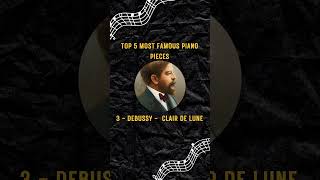 Top 5 Most Famous Piano Pieces #shorts